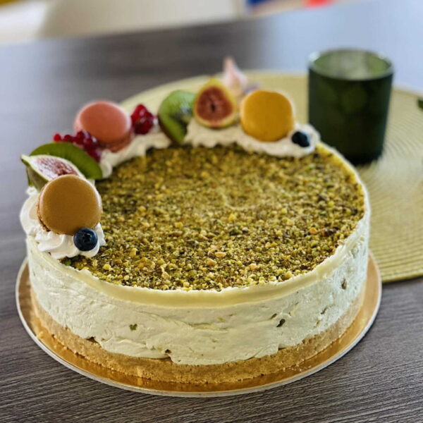 Pisztáciás sajttorta