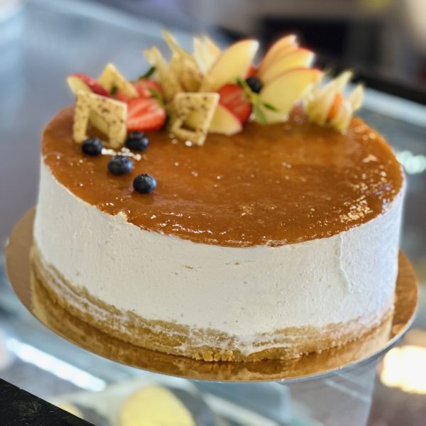 Mangós sajttorta
