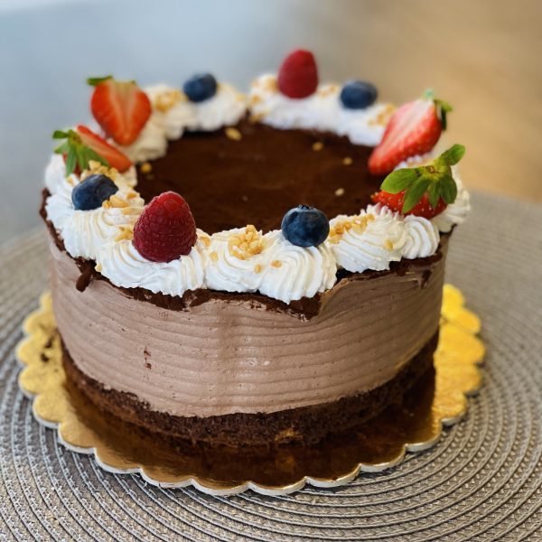 Csokis meggyes mousse